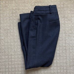 LOFT Wool Navy Blue Dress Pants